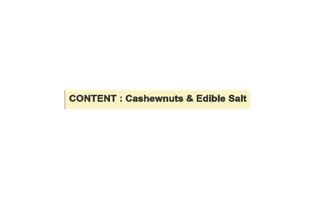 D'nature Fresh Roasted & Salted Cashewnuts    Pack  80 grams